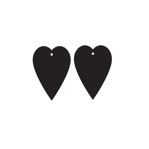 © Vintage Hearts - 2 pair Set - 5 styles