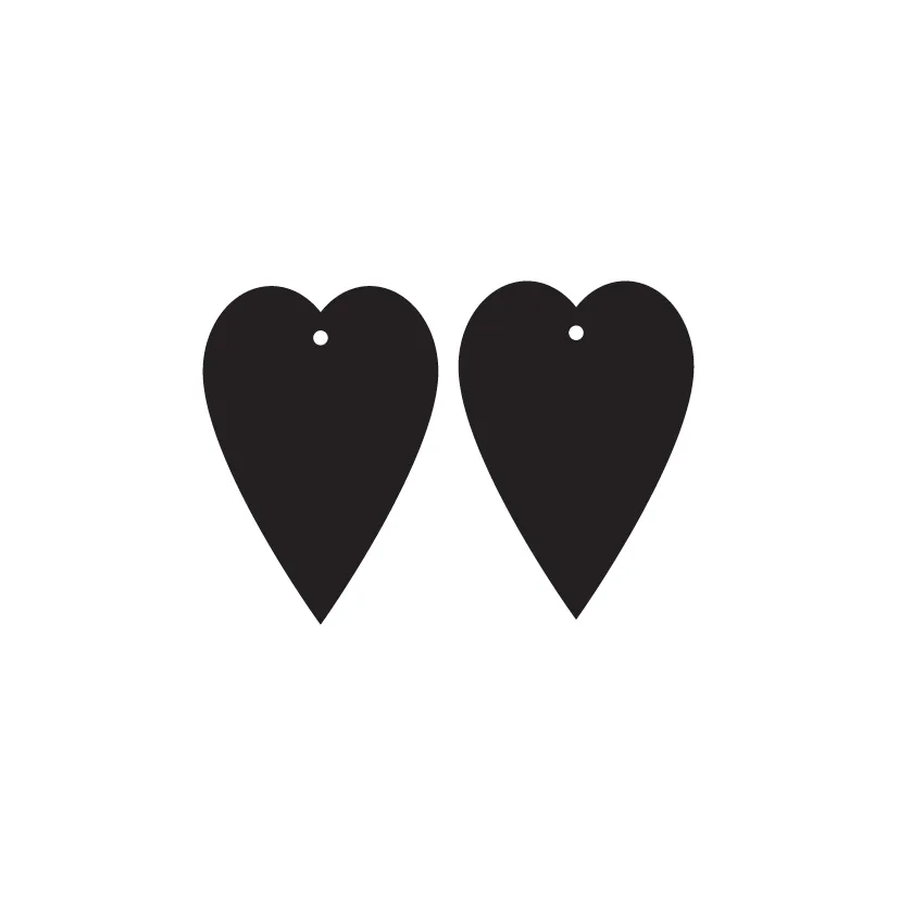 © Vintage Hearts - 2 pair Set - 5 styles