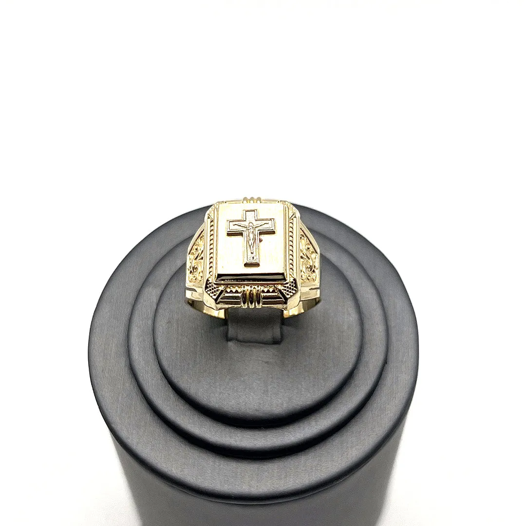 10KT CROSS RING