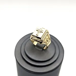 10KT CROSS RING