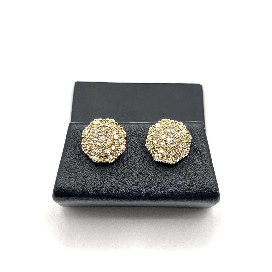 10KT DIAMOND EARRINGS