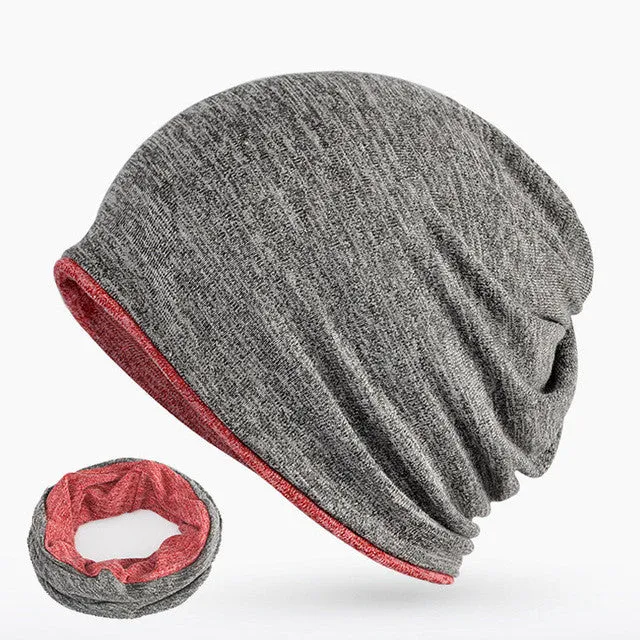 2017 New Beanies Collar Scarf Hats for Men - 7 Colour