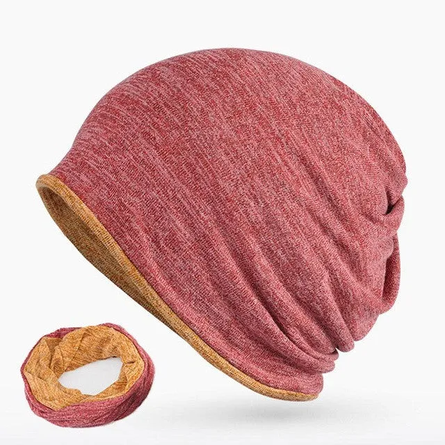 2017 New Beanies Collar Scarf Hats for Men - 7 Colour