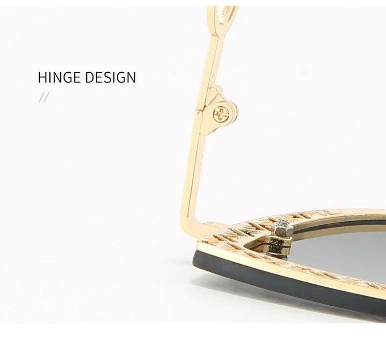 2021 New Style Retro F Women Men Oversized SunGlasses Shades UV400 Accessory Eyeglasses