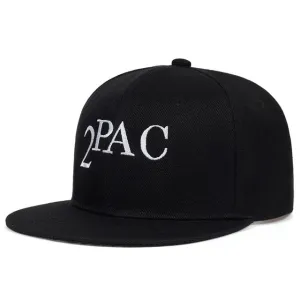 2PAC Letter Baseball Cap 100% cotton Men Women  Snapback Hats SJA