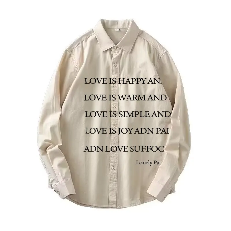 3endlesss. Melancholy Trend Letters ”LOVE IS ？！“ Retro Shirt