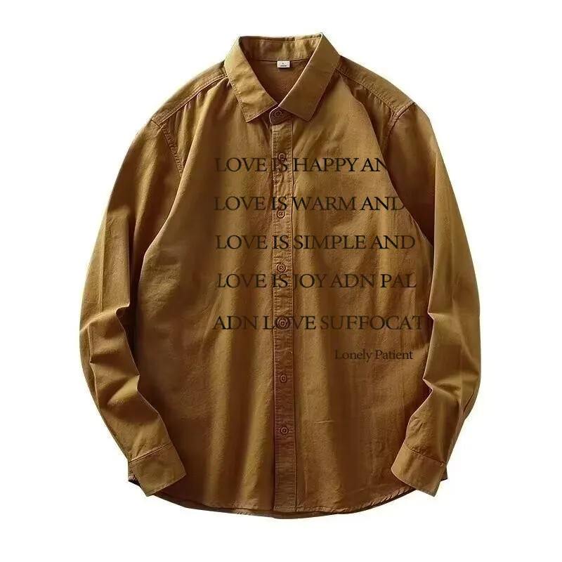 3endlesss. Melancholy Trend Letters ”LOVE IS ？！“ Retro Shirt