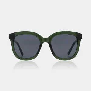A.Kjaerbede Billy Dark Green Transparent Sunglasses
