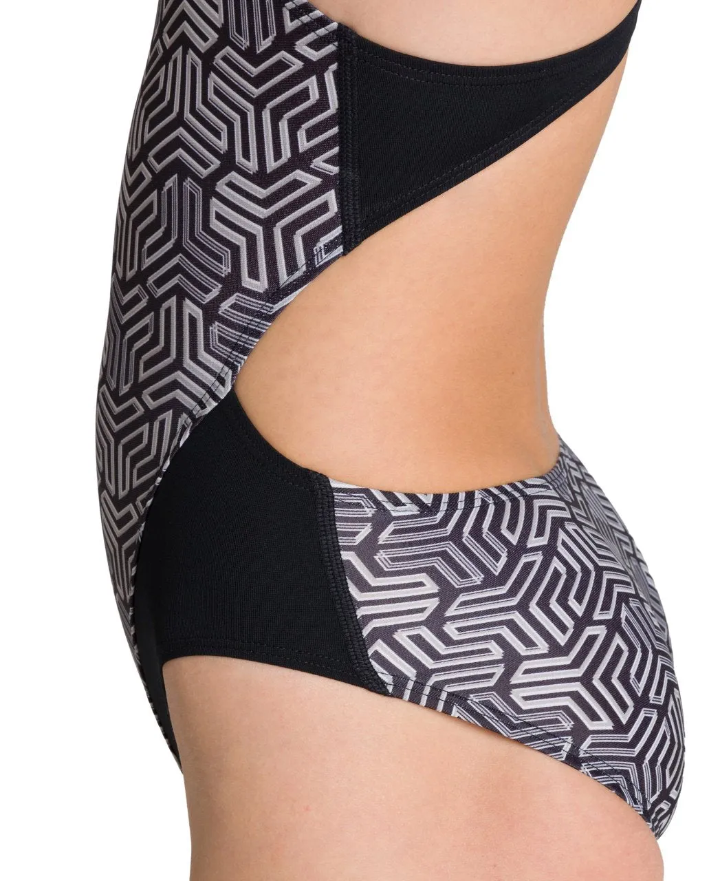 Arena Girls Sports Swimsuit Kikko - Black