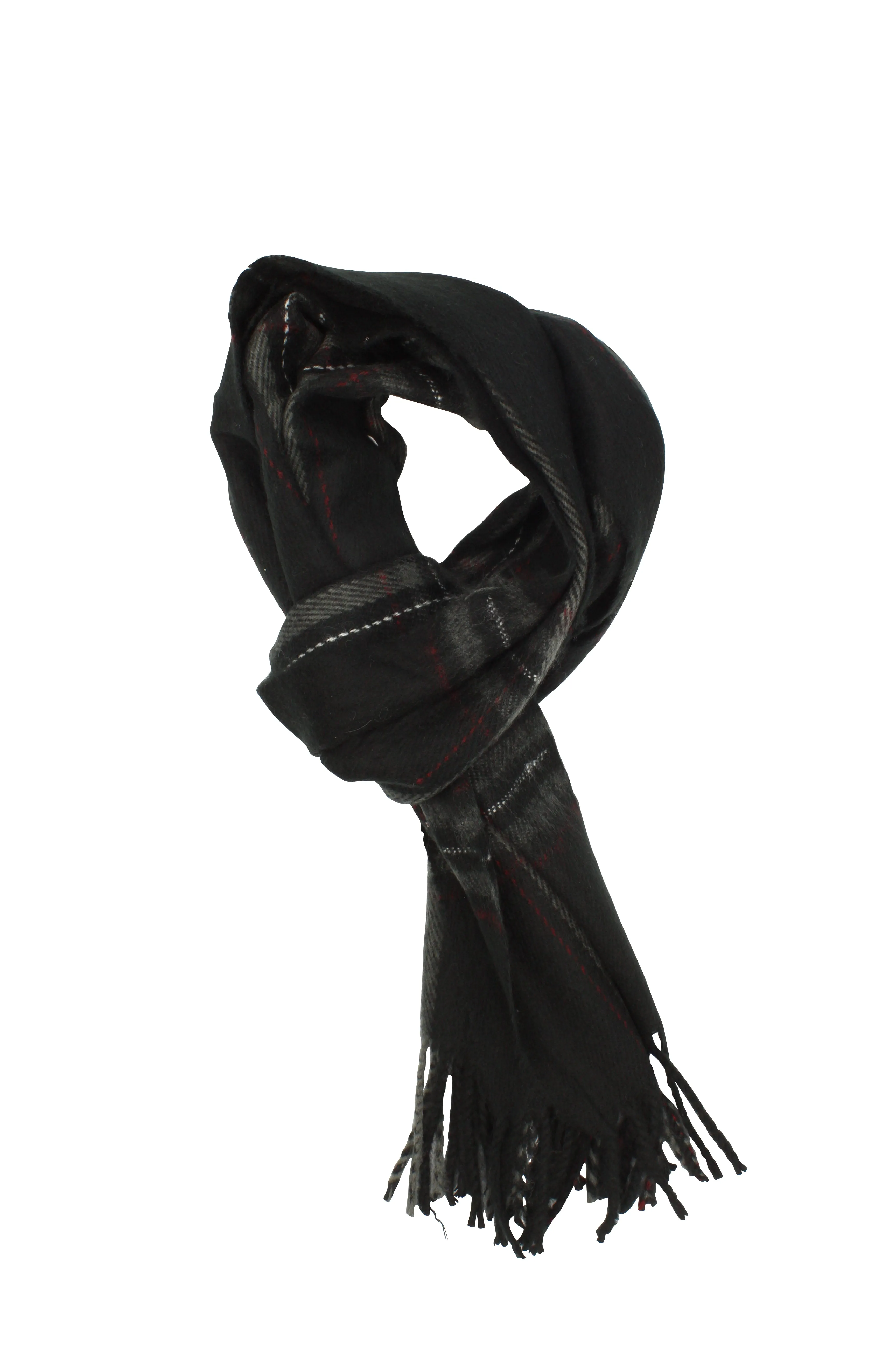 Avenel Acrylic Check Scarf