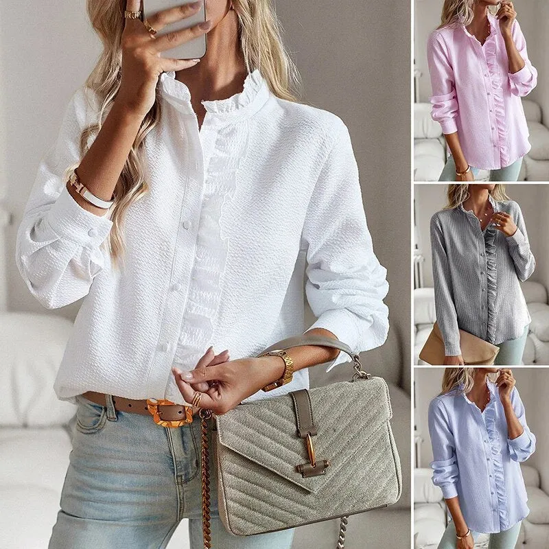 Belle - Sophisticated Polo Blouse