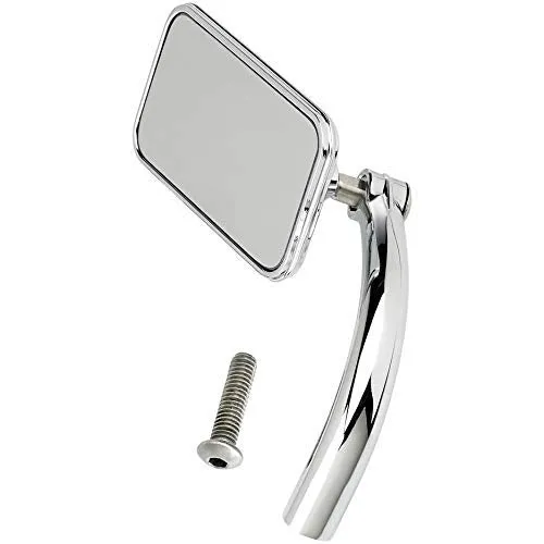 Biltwell (UM-REC-HD-CP) Rectangle Perch Mount Mirror For H-D-Chrome