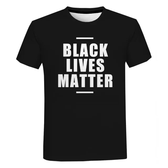 Black Lives Matter T Shirts Men Women Fashion Casual Short Sleeve T-shirt Unisex I Can't Breathe George Floyd T Shirt Tee Tops