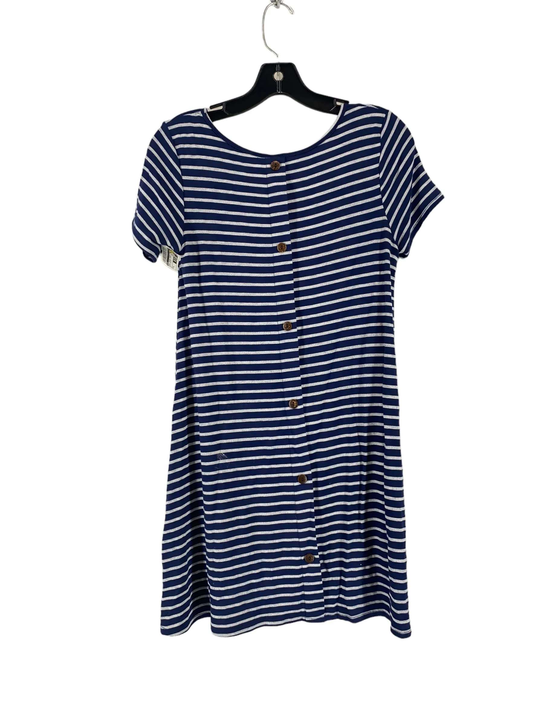 Blue & White Dress Casual Short Alya, Size S