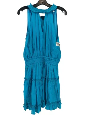 Blue Dress Casual Short Clothes Mentor, Size S