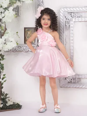 Blushing Rose Pink Frock for Girls