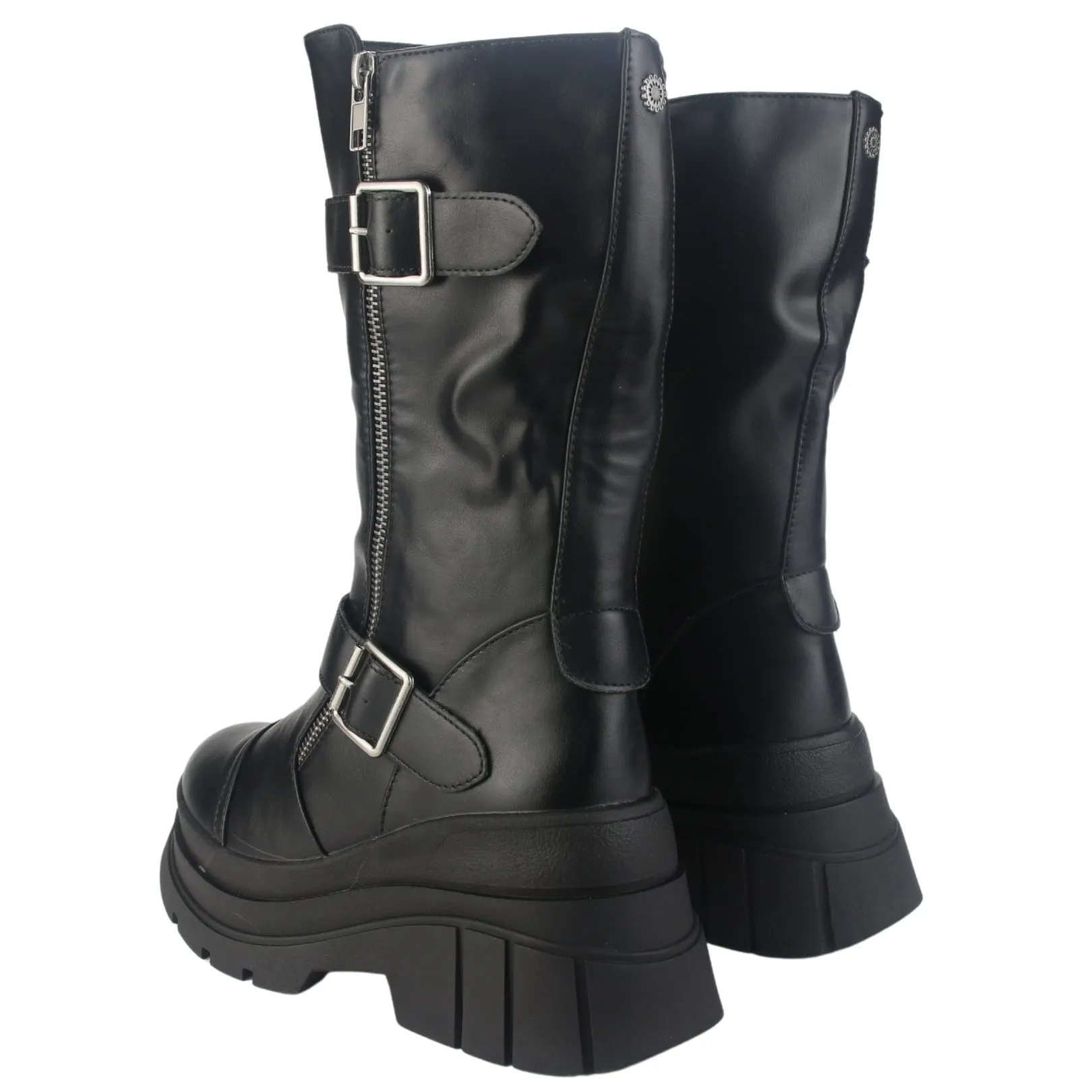 Bota Chalada Mujer Natirus-2 Negro Casual