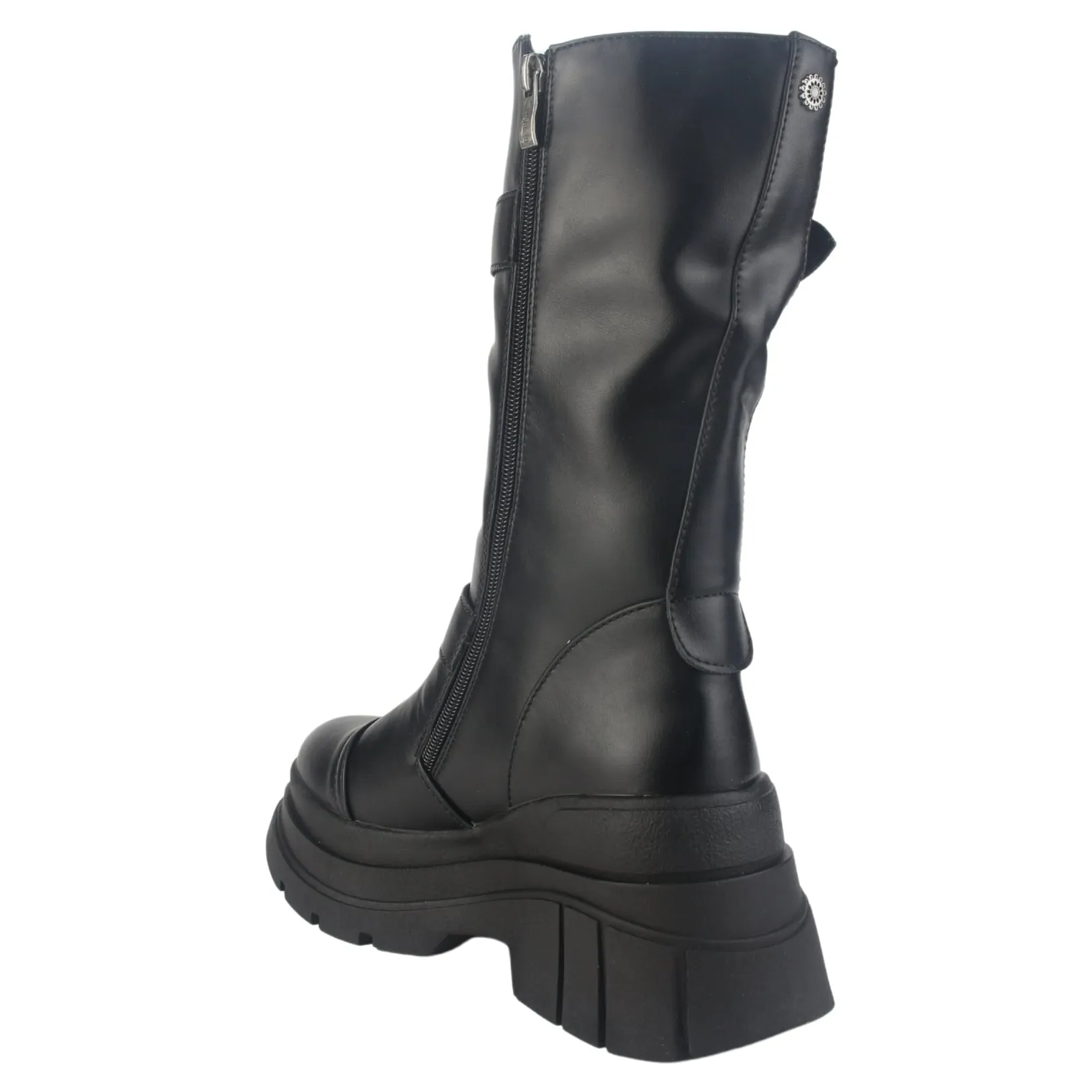 Bota Chalada Mujer Natirus-2 Negro Casual