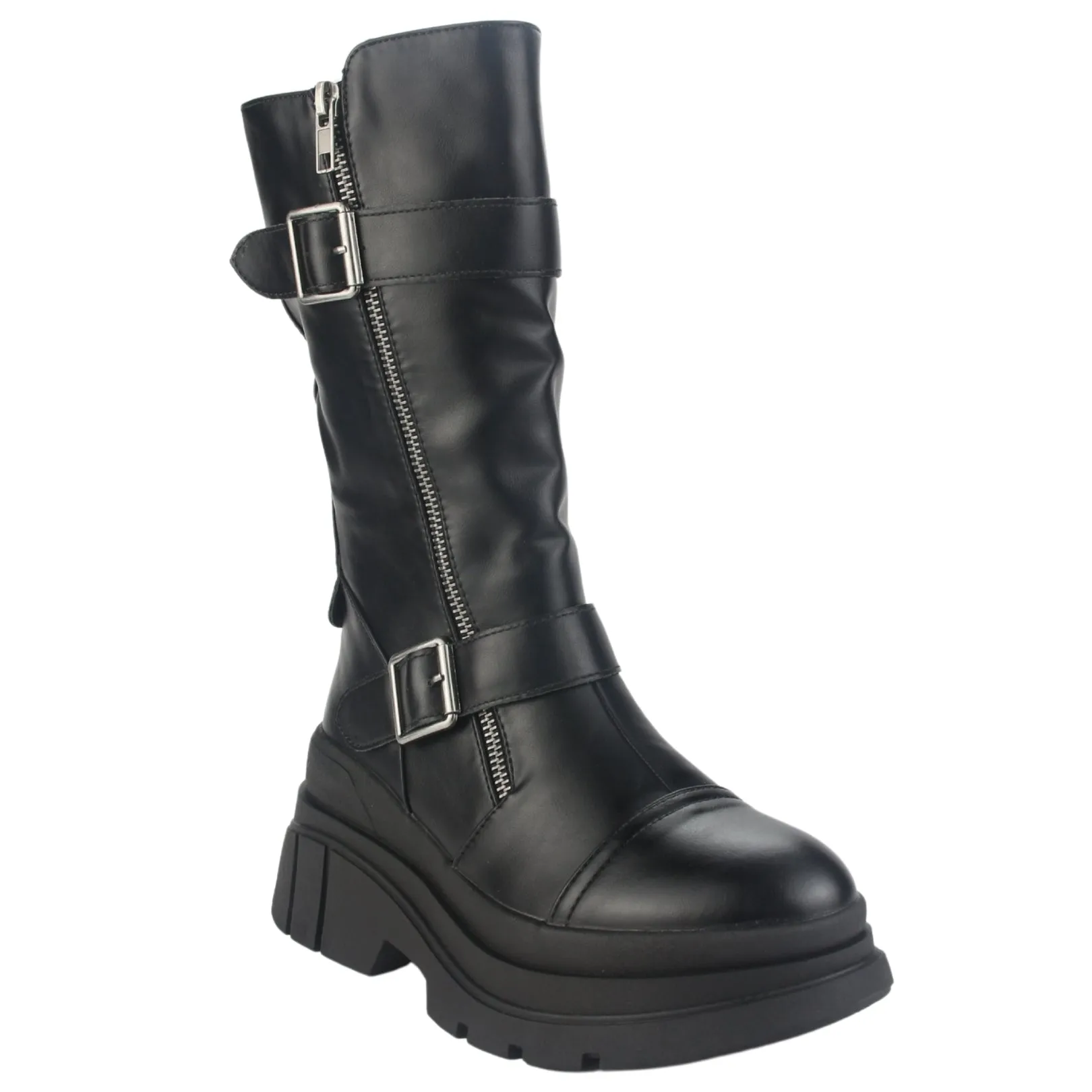 Bota Chalada Mujer Natirus-2 Negro Casual