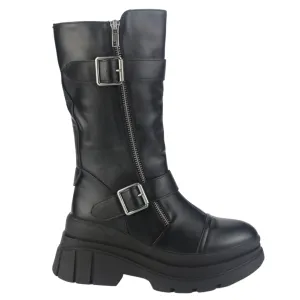 Bota Chalada Mujer Natirus-2 Negro Casual