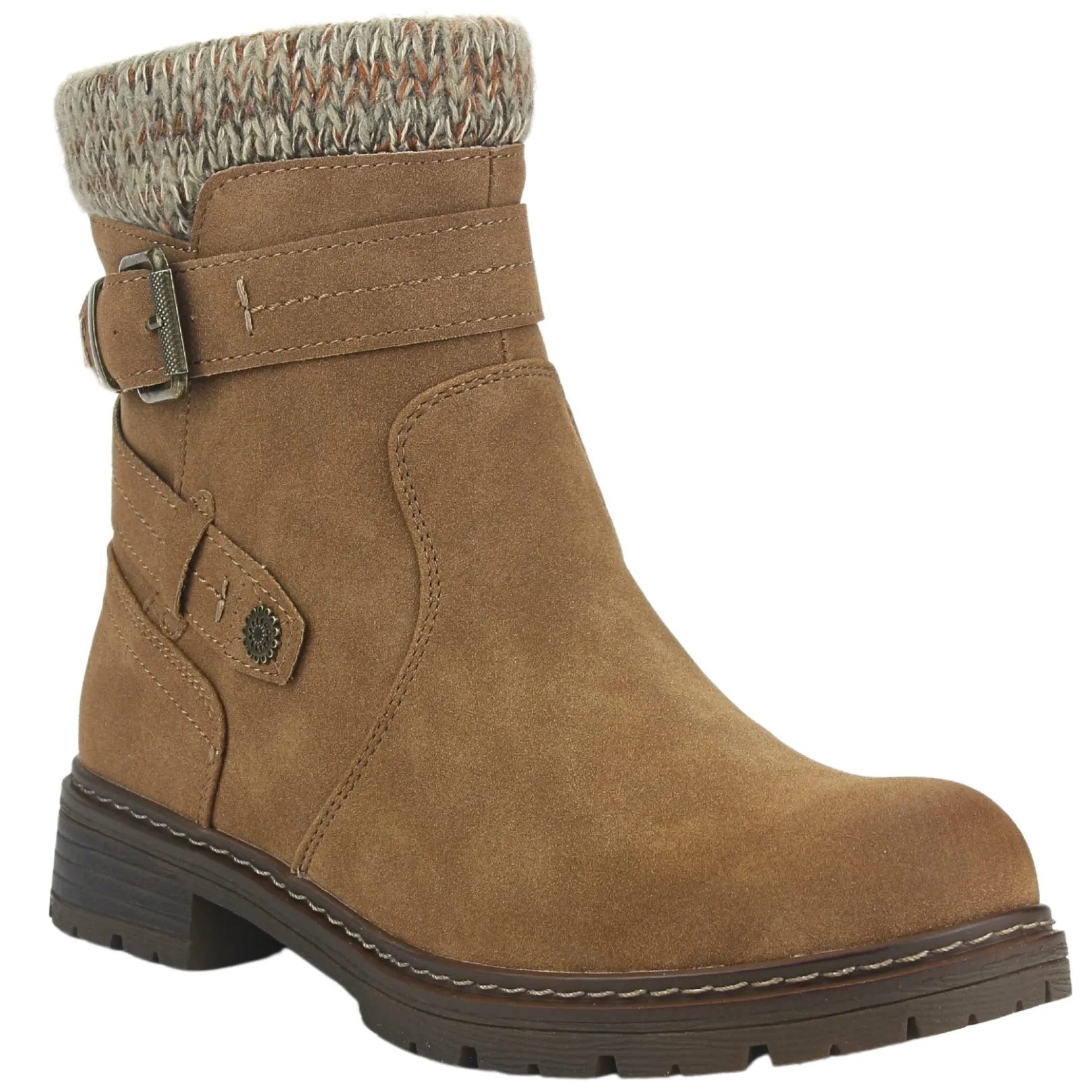 Botin Chalada Mujer Andy-1 Camel Casual
