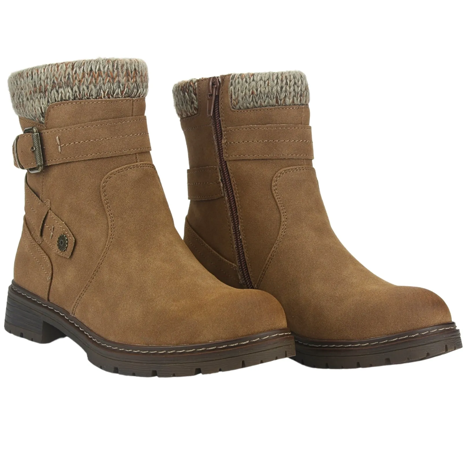 Botin Chalada Mujer Andy-1 Camel Casual