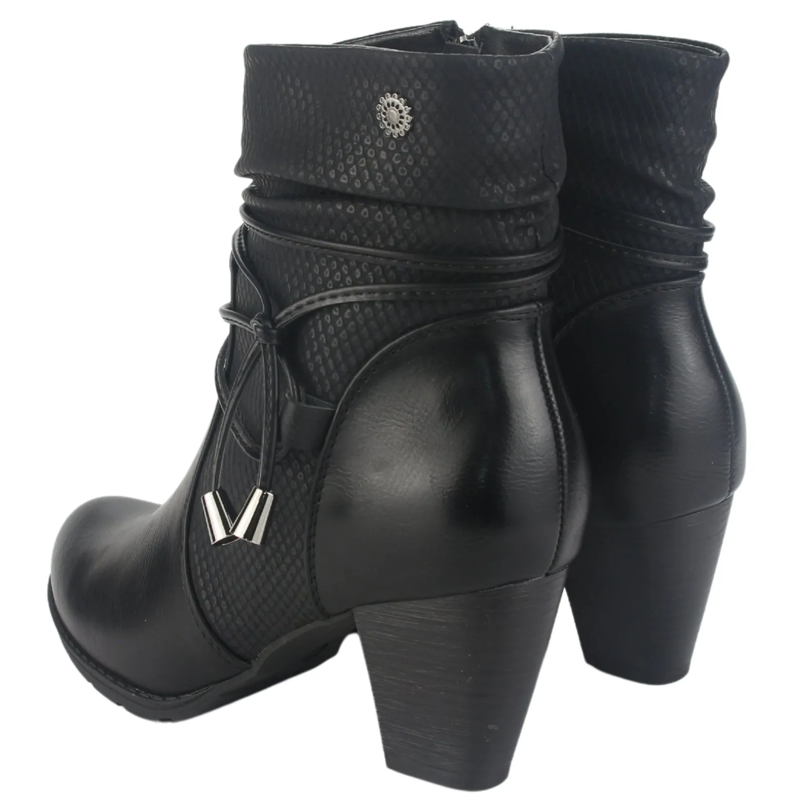 Botin Chalada Mujer Ceta-20 Negro Casual
