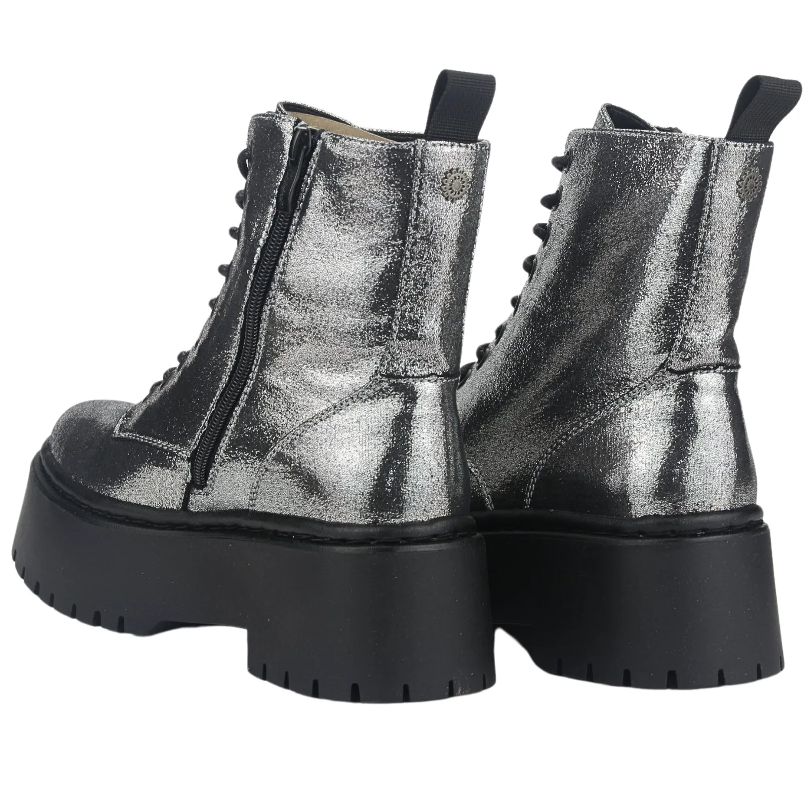 Botin Chalada Mujer Rust-22 Plateado Casual