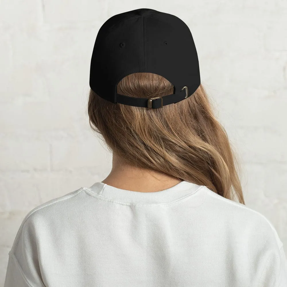 Breast Cancer Awareness Dad Hat with Pink Ribbon