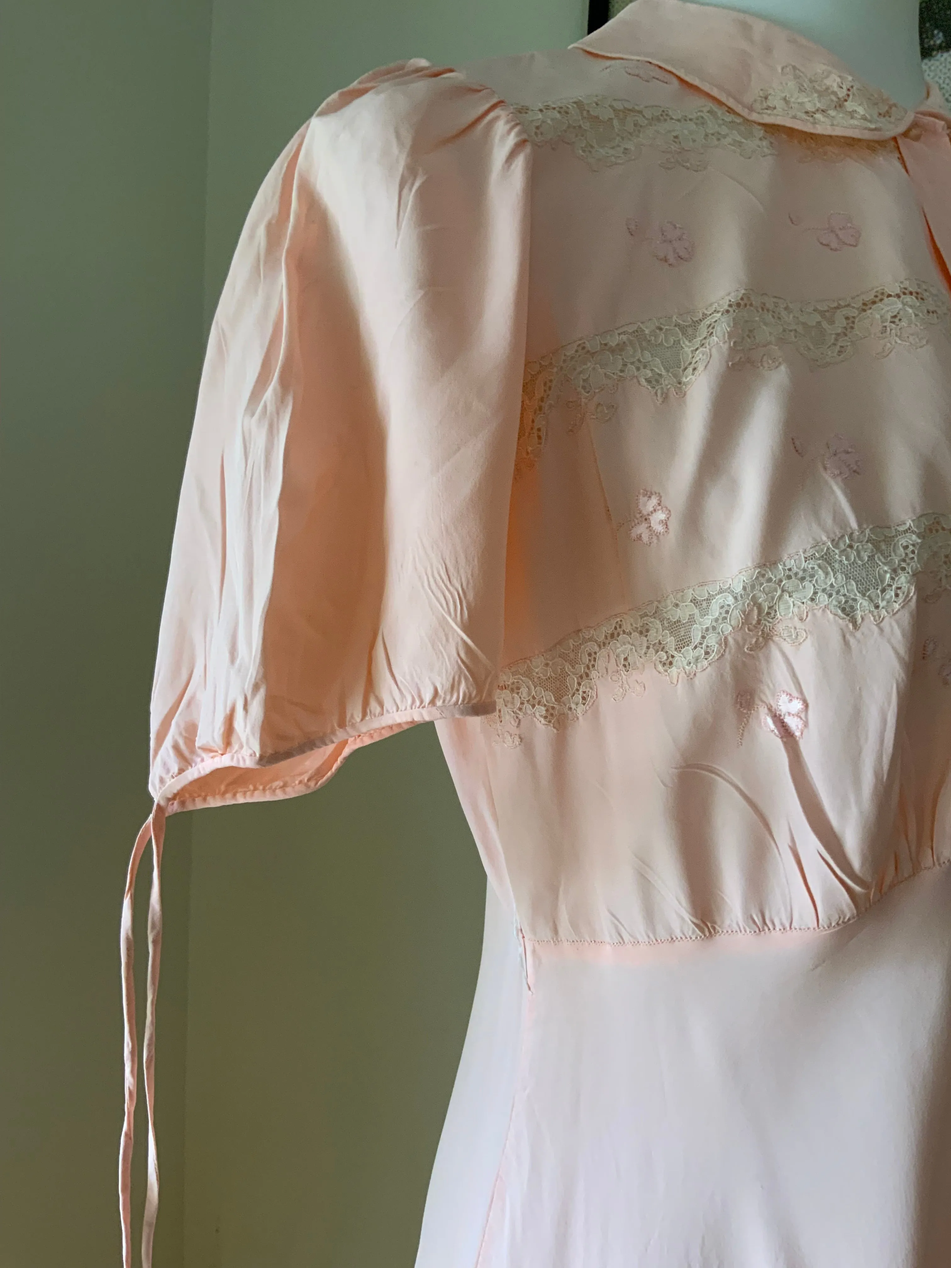 Bridal Nightgown Pink - 50s - 50AF