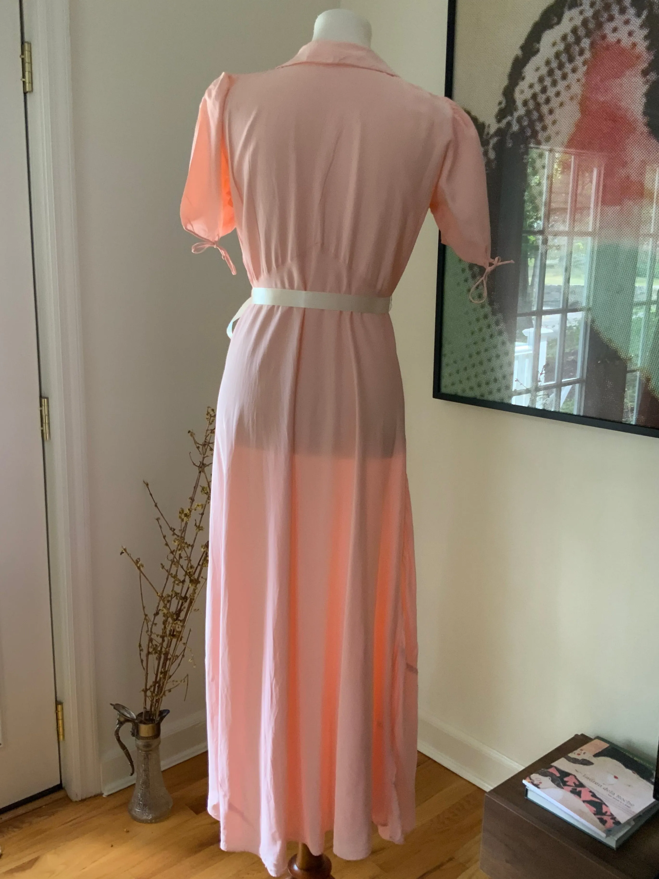 Bridal Nightgown Pink - 50s - 50AF
