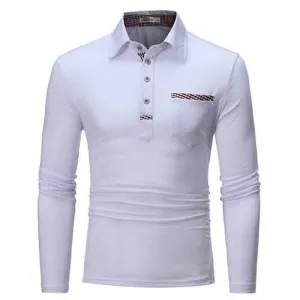 Brief Style Casual Cotton Golf Shirt
