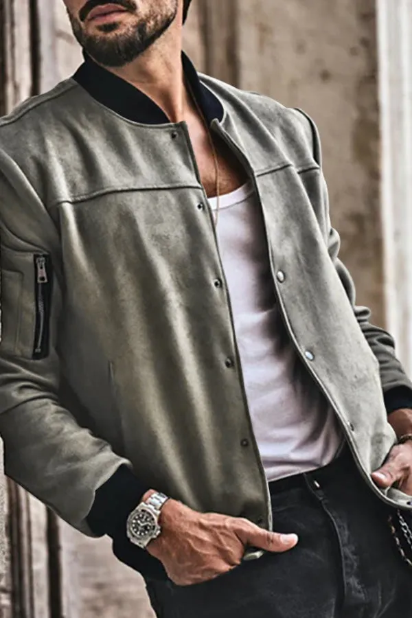 Button cardigan jacket casual trendy American style jacket