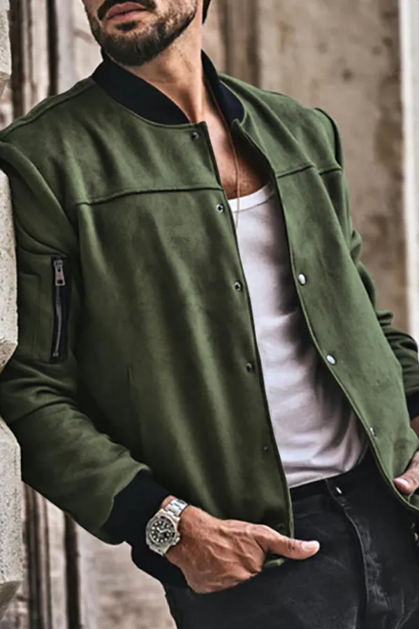 Button cardigan jacket casual trendy American style jacket