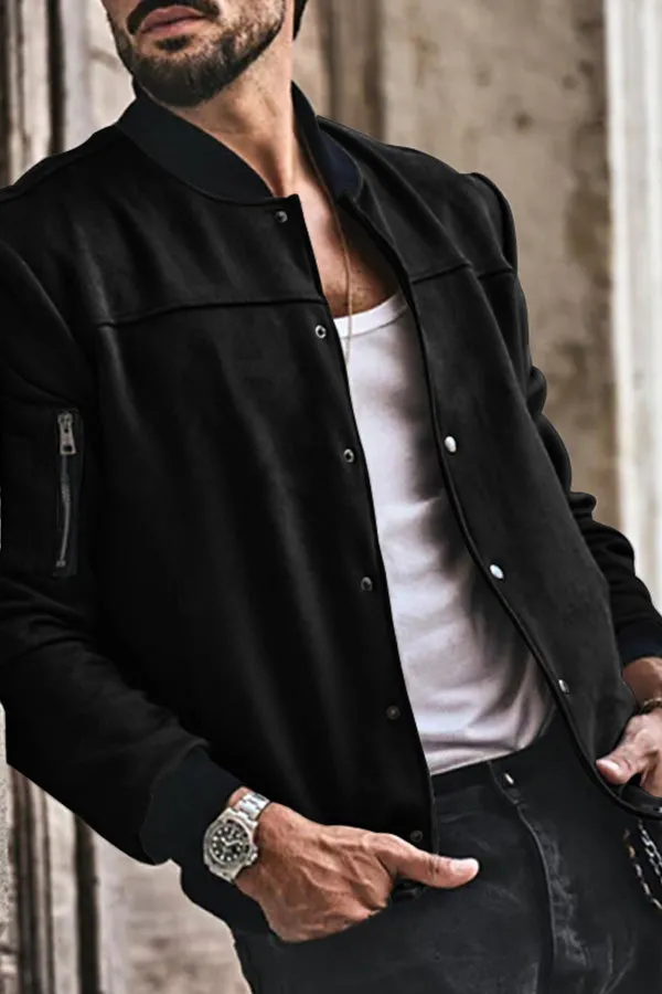 Button cardigan jacket casual trendy American style jacket