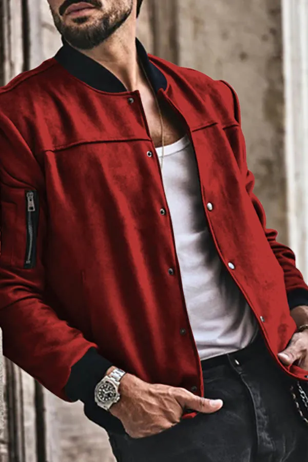Button cardigan jacket casual trendy American style jacket
