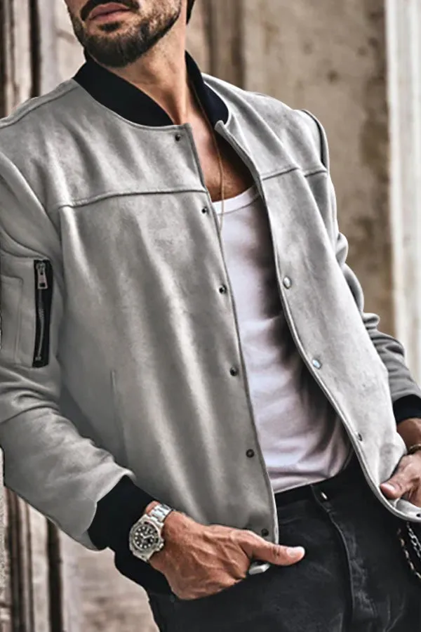 Button cardigan jacket casual trendy American style jacket