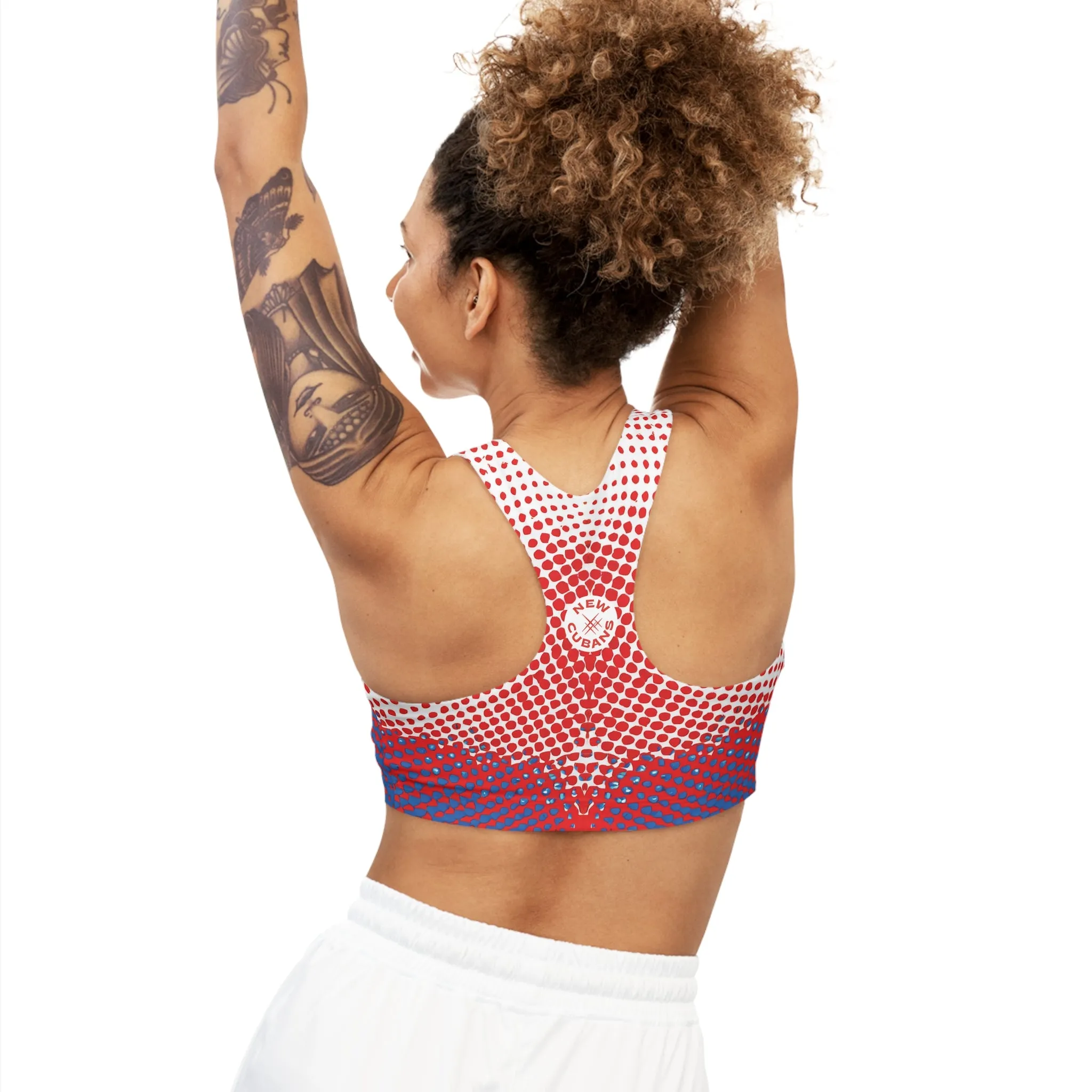 Camo-Flash Seamless Sports Bra