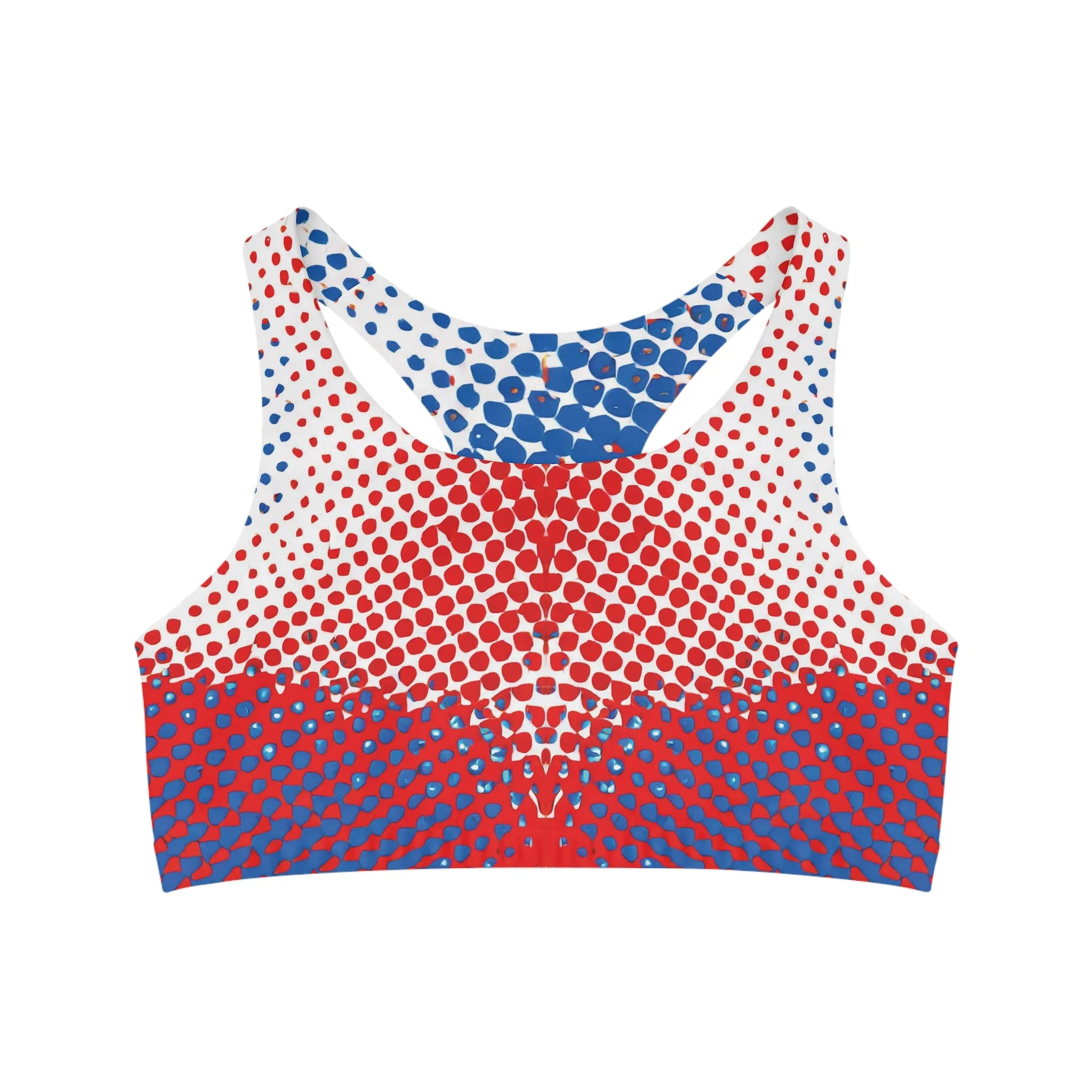 Camo-Flash Seamless Sports Bra