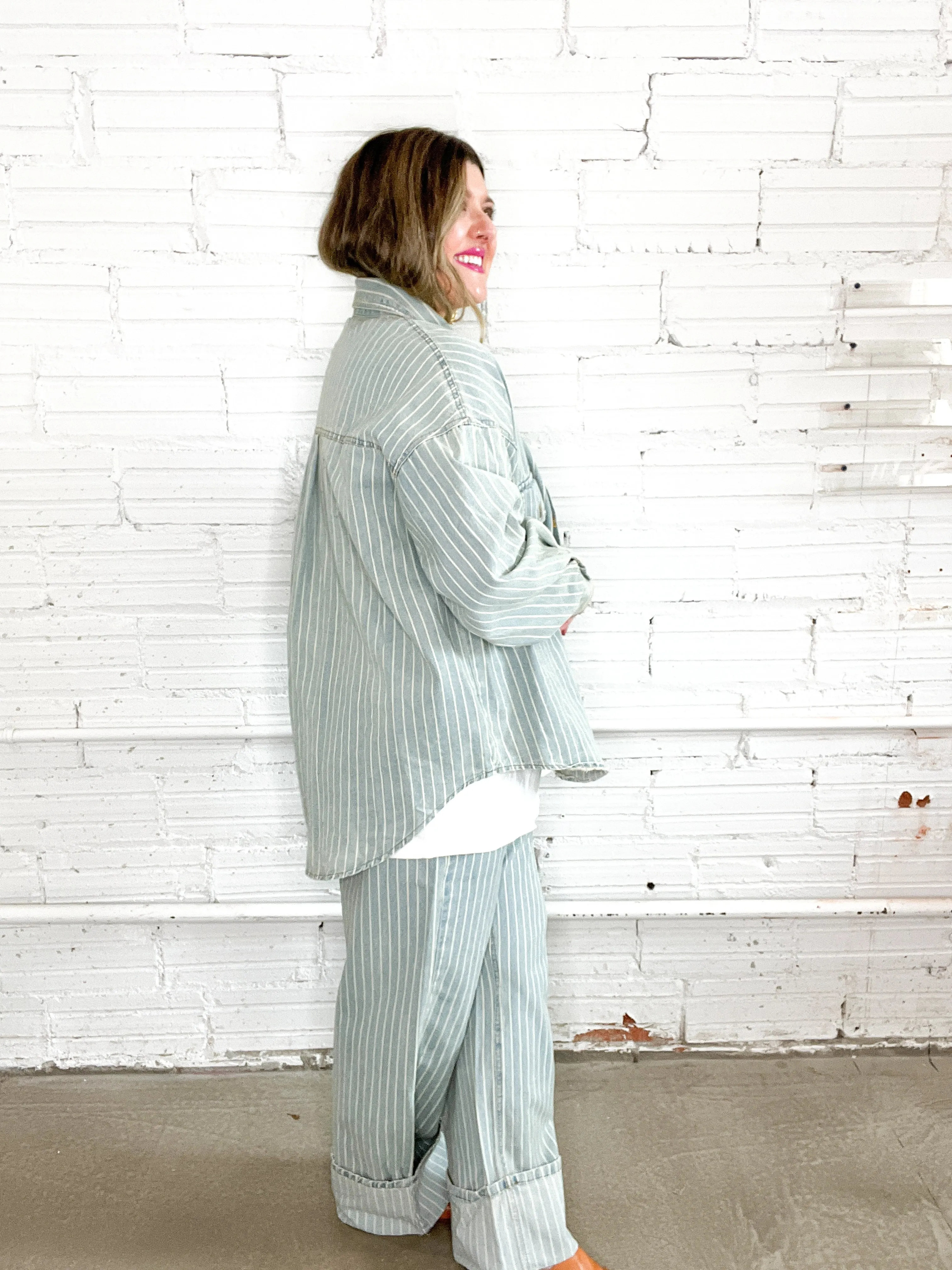Canadian Tux Oversized Denim Shacket