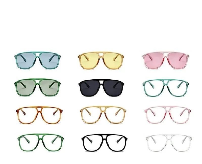 Candy Colors Women Square Sunglasses