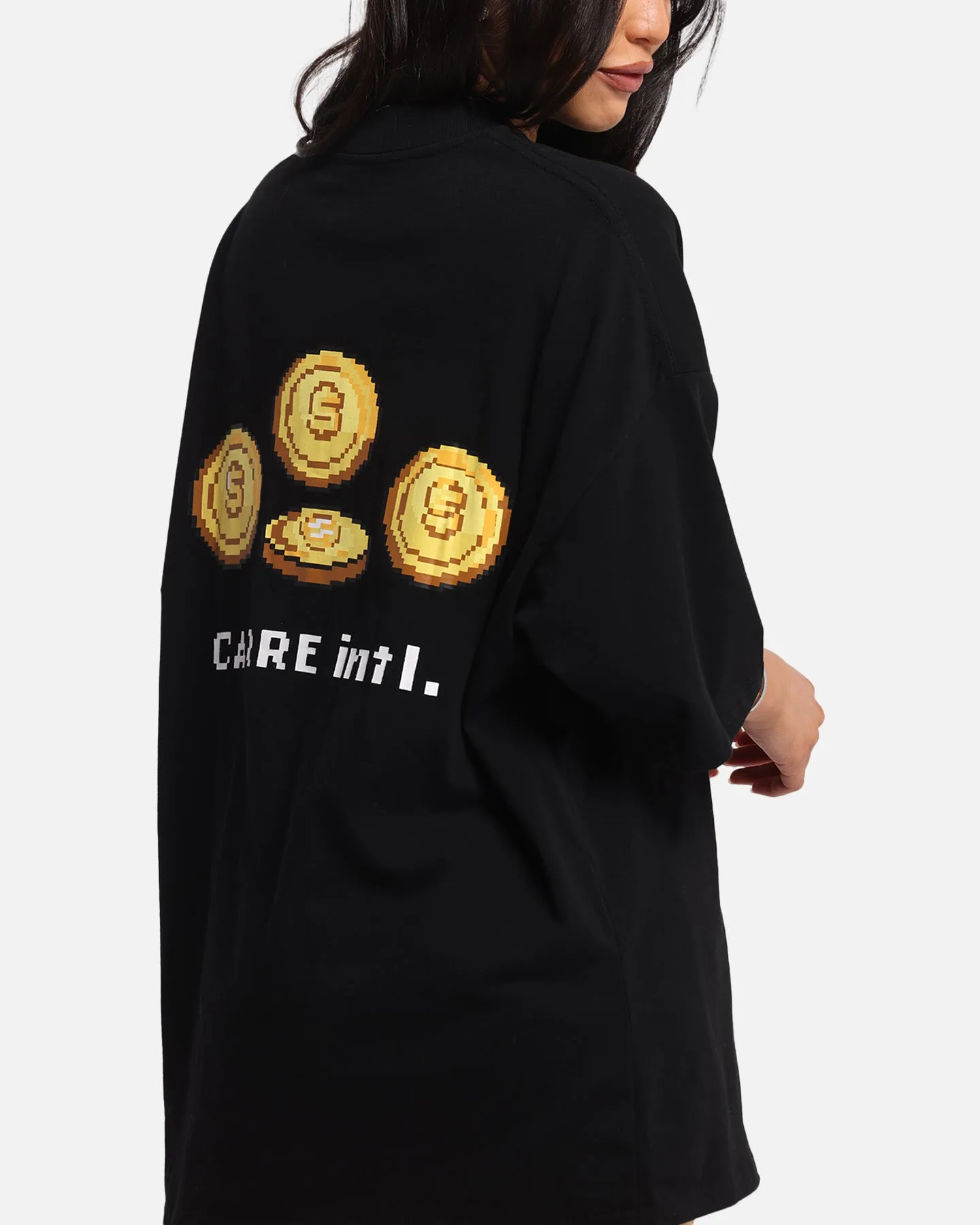 Carre Level Up Mock Neck T-Shirt Black