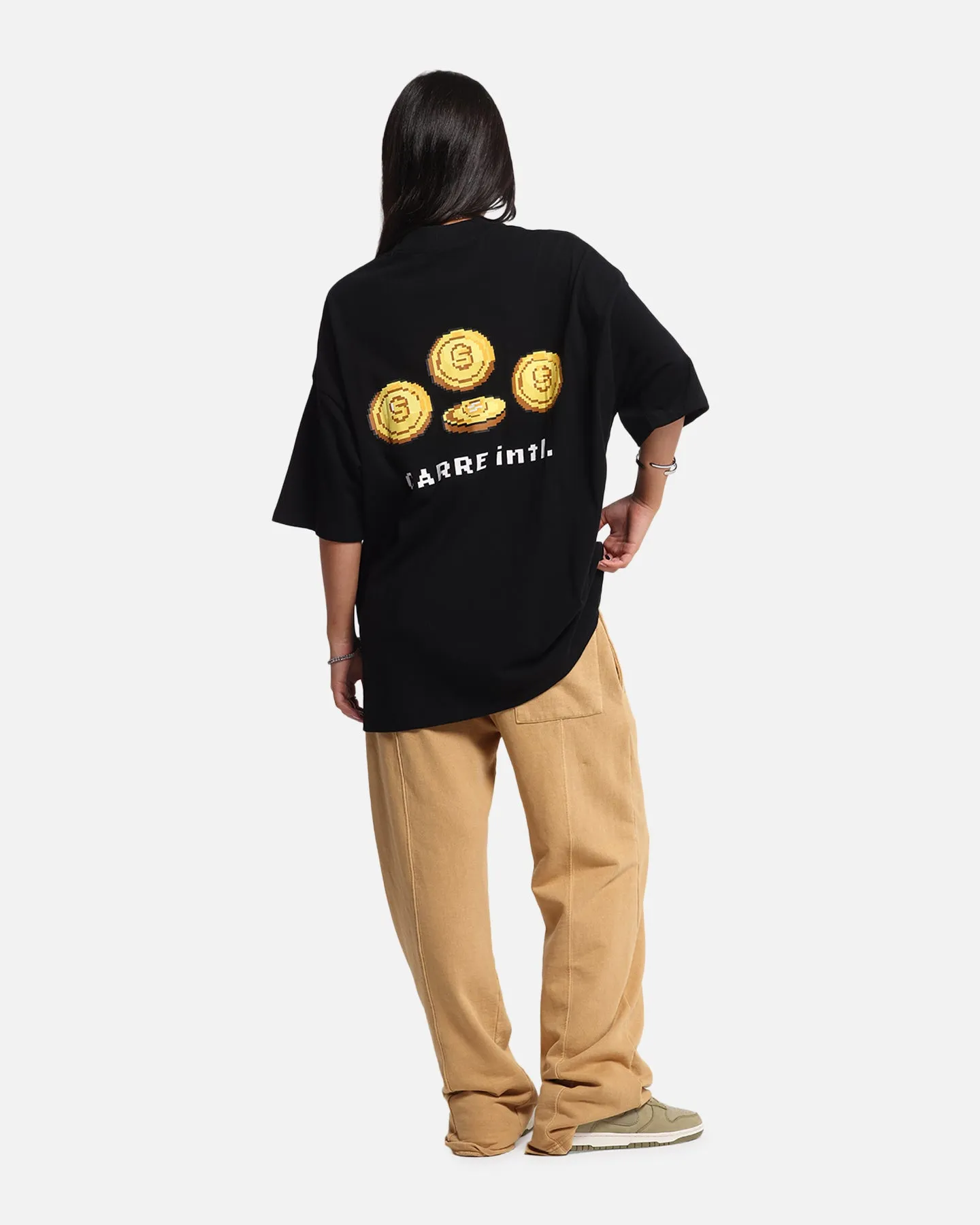 Carre Level Up Mock Neck T-Shirt Black