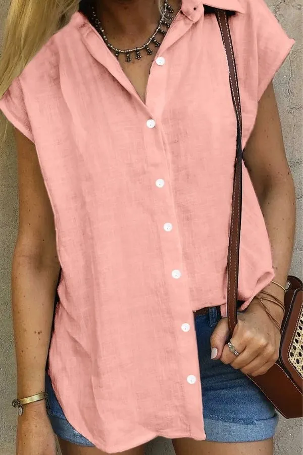 Casual Cotton Short Sleeve T-shirt