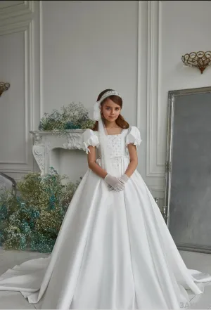 Celestina Satin Grace Gown