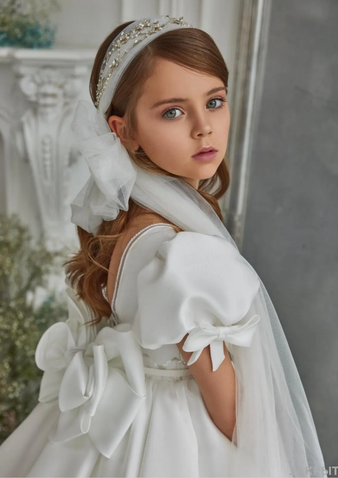 Celestina Satin Grace Gown