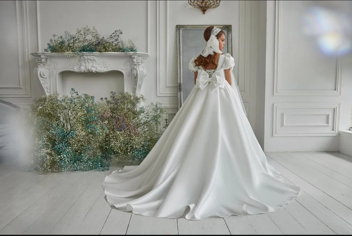 Celestina Satin Grace Gown