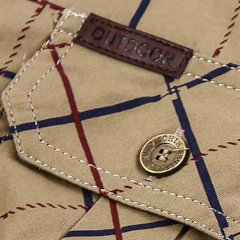 Chemise style militaire pour hommes