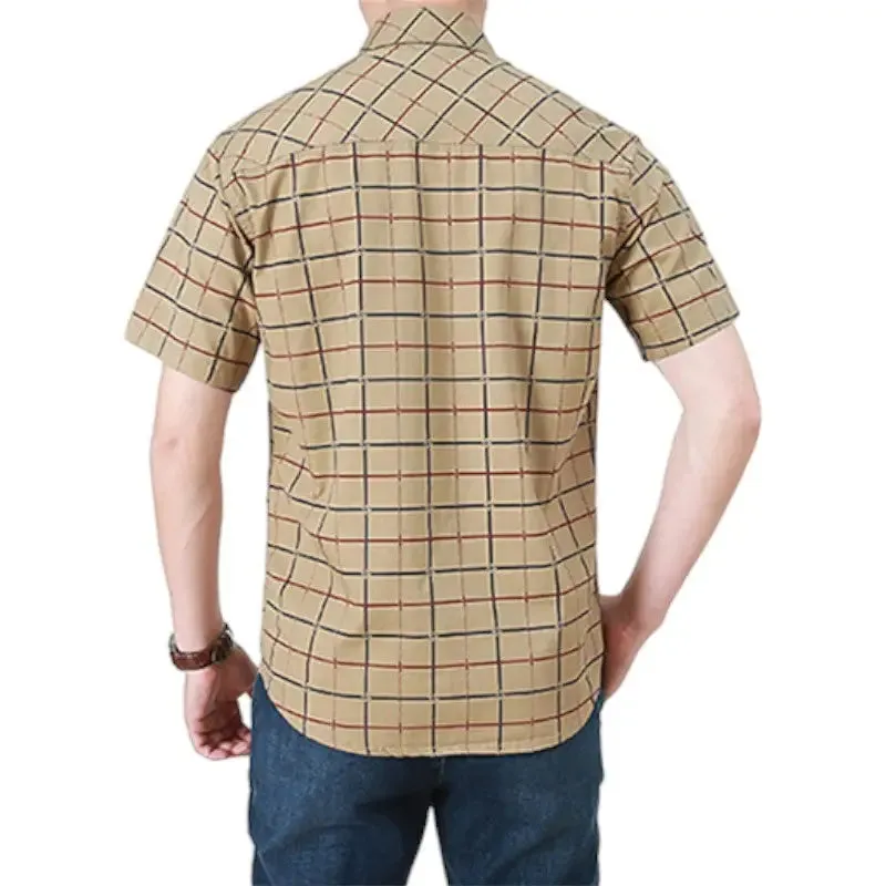 Chemise style militaire pour hommes