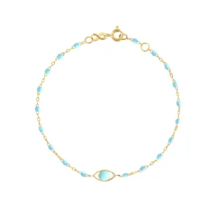 Classic Gigi Eye Bracelet in Yellow Gold